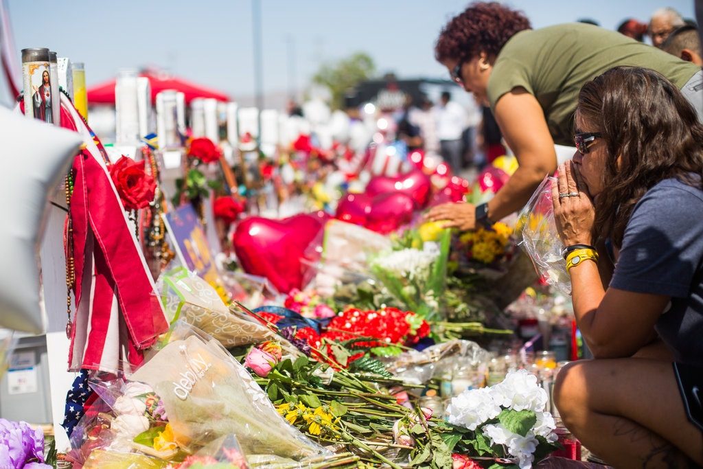 Walmart Shooting Mourners